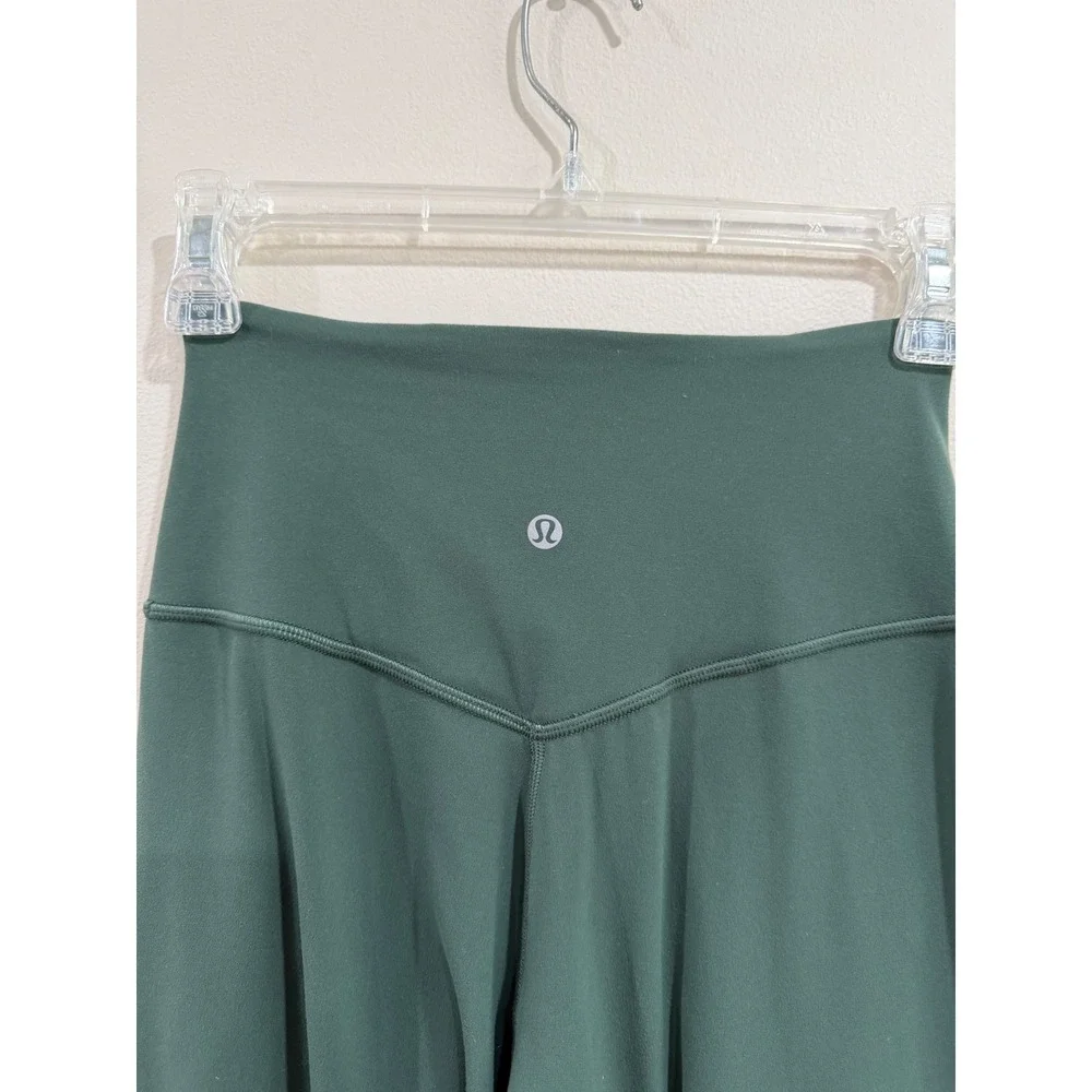 Lululemon Align High-Rise Wide-Leg Pant Forest Green Nulu Pockets LW5EGZS 2